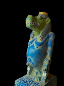 Handmade Egyptian Taweret Statue: Hippo Goddess Decor - Image 2