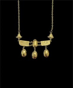 Egyptian Scarab Pectoral Necklace: Ancient Egypt Style - Image 2