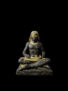 Handmade Egyptian Scribe Statue: Ancient Egypt Decor - Image 2