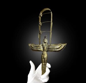 Goddess Hathor Sistrum: Ancient Egyptian Musical Instrument - Image 2