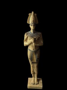 Basalt Egyptian God Osiris Statue: Unique Home Decor - Image 2
