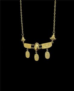 Egyptian Scarab Pendant Necklace: Ancient Style Pectoral - Image 2