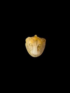 Hand-Carved Agate Sekhmet Pectoral Pendant - Image 2