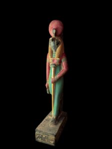 Large Falcon Egyptian God Ra Statue: God of the Sun - Image 2