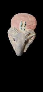 Vintage Ram God Khnum Statue: Ancient Egyptian Decor - Image 2