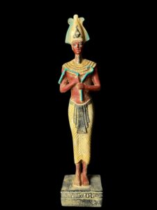 Basalt Egyptian God Osiris Statue: Unique Statuette - Image 2