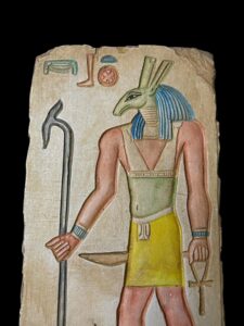 Handcrafted God Seth Statue: Authentic Egyptian Decor - Image 2