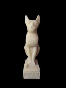 Ancient Egyptian Goddess Bastet statue, Home decor statues made in Egypt - Image 2