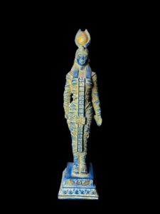 colorful Goddess Isis statue, unique Isis goddess Statue. - Image 2