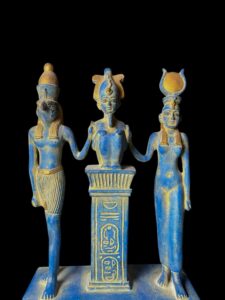 Osorkon Triad Statue: Osiris, Isis, & Horus - Image 2