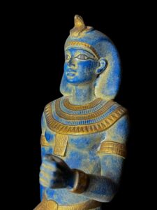 King Tutankhamun Ka Statue: Egyptian Guardian Stone Sculpture - Image 2