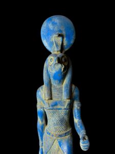 Rare Falcon Egyptian God Ra Statue: God of Sun & Sky - Image 2