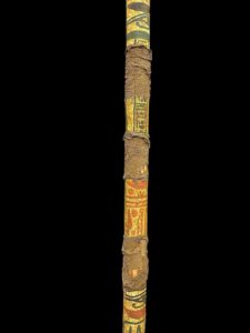 Sceptre staff, Head of Sekhmet Waz sceptre. Ancient Egyptian waz-scpetre - Image 2