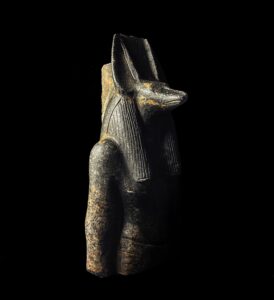 Hand Carved Granite Anubis Statue: Egyptian Home Decor - Image 2