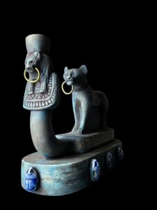 Egyptian Goddess Sekhmet Lion Statue - Made in Egypt - Image 2