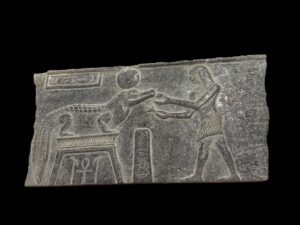 Egyptian God Sobek Statue: Nile Crocodile Relief - Image 2