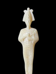 Alabaster Egyptian God Osiris Statue: Unique Statuette - Image 2