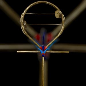 Egyptian Sistrum: Lotus Ankh, Ancient Musical Instrument - Image 2