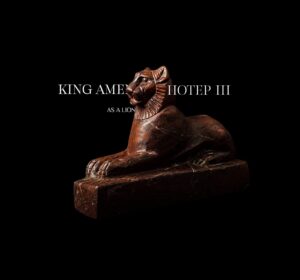 King Amenhotep III Lion Statue: Rare Egyptian Replica, Handmade Art - Image 2