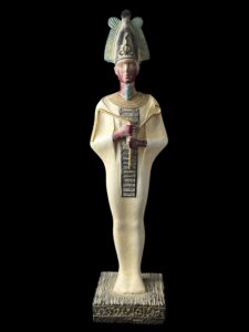 Basalt Egyptian God Osiris Statue: Unique Statuette - Image 2