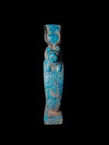 Egyptian Goddess Sekhmet Statue with Cobra: Handmade Statuette - Image 2