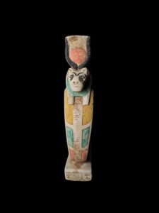 Egyptian Goddess Sekhmet Statue with Cobra: Handmade Statuette - Image 2