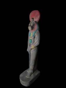 Egyptian Goddess Sekhmet Statue: Colorful Egyptian Statuette - Image 2