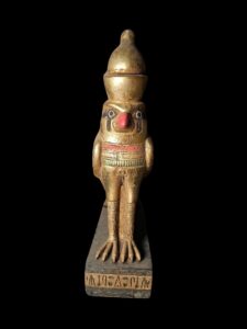 Egyptian God Horus Stone Statue: God of Sky - Image 2