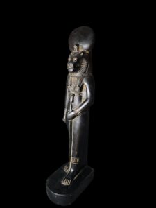 Egyptian Goddess Sekhmet Statue: Colorful Egyptian Statuette - Image 2