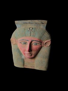 Large Goddess Hathor Statuette, Statue for the Egyptian Goddess Venus - Image 2