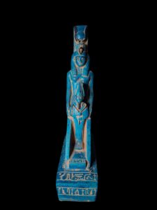 Goddess Isis statue with God Osiris museum statue, unique Isis goddess Statue. - Image 2