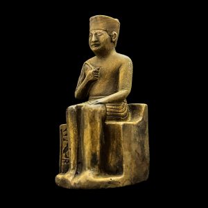 Egyptian King Khufu Statue: Museum Replica - Image 2