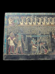 Ancient Egypt Judgment Day Wall Relief with Anubis - Image 2