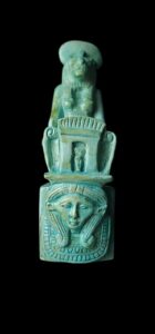 Egyptian Goddess Sekhmet and Hathor Art Print: Mythology Wall Decor - Image 2