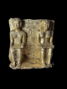 Rare Egyptian King and Queen Statue: Ancient Egypt Decor - Image 2