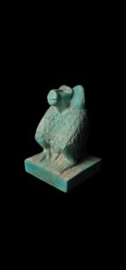 Egyptian Baboon Statue: Porcelain Thoth Museum Replica - Image 2