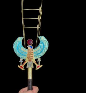 God Horus Sistrum: Ancient Egyptian Musical Instrument - Image 2