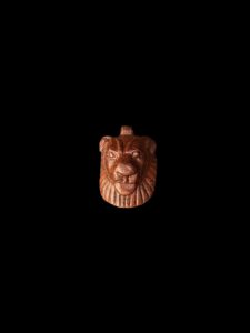 Hand-Carved Agate Sekhmet Pectoral Pendant - Egyptian Goddess Necklace - Image 2