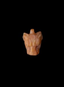 Hand Carved Natural Quartz Panther Amulet - Image 2