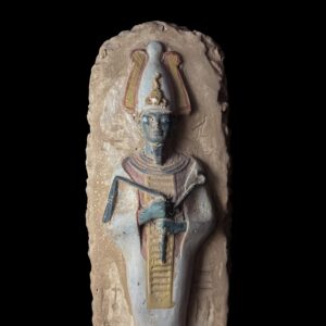 Basalt Egyptian God Osiris Statue: Unique Statuette - Image 2