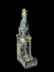 Handmade Egyptian King Ramses II Statue: Ancient Artifact Replica - Image 2