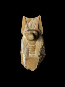 Quartz Egyptian God Anubis Statue: Afterlife Decor - Image 2