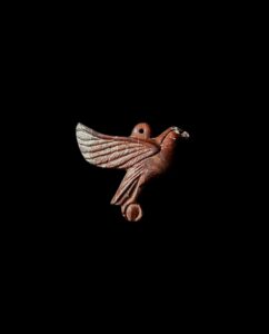 Jasper Stone Flying Horus Amulet: Egyptian God of Sky - Image 2