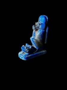 Goddess Heqet Jasper Statue: Egyptian God Thoth (Baboon) - Image 2