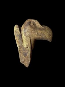 vulture Nekhbet Head made of stone. Hand carving. - Image 2