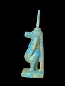 Handmade Egyptian Goddess Taweret Statue: Ancient Hippo Goddess Symbol - Image 2