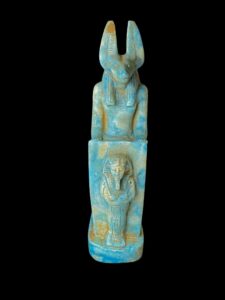 Stone Statue: Egyptian God Anubis, God of Afterlife - Image 2