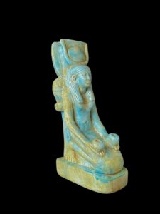 Manifest Handmade Goddess Hathor Statuette , Statue for the Egyptian Goddess Venus - Image 2