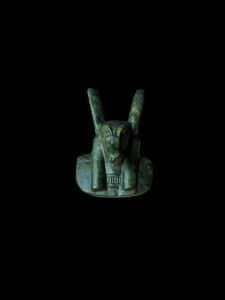 Handcrafted Egyptian God Seth Statue: Ancient Mythology Amulet - Image 2