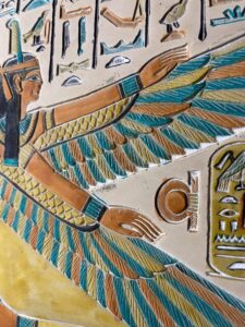 Goddess Hathor and Maat Relief: Egyptian Art - Image 2